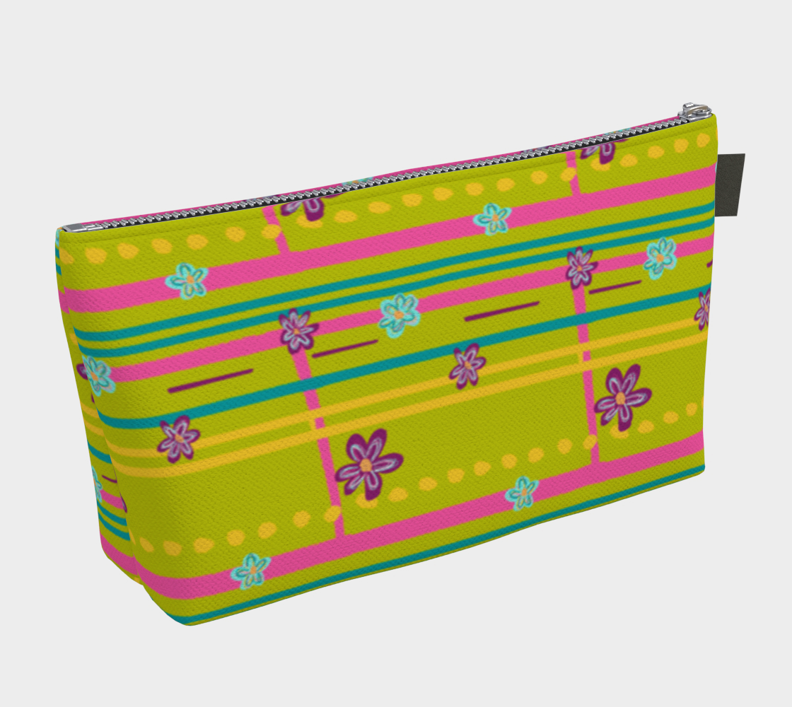 LDA Pattern Flat Bottom Pouch
