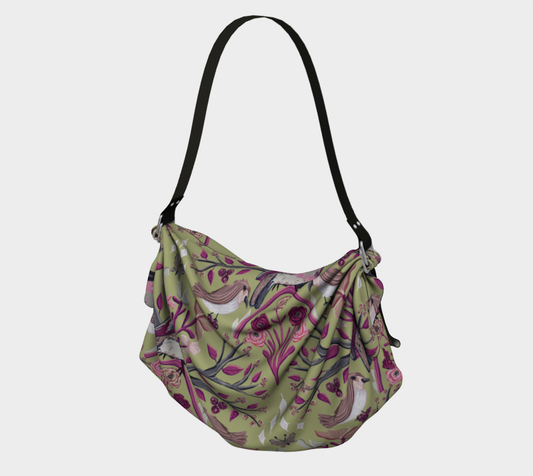 Vintage Spring Origami Tote