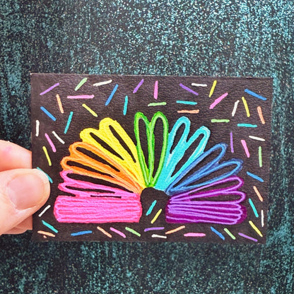 90s Nostalgia Vibe, Vintage, Retro. Rainbow Slinky 90's Toys