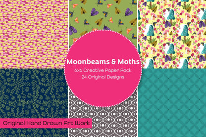 Moonbeams and Moths Creative Paper Pack