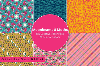 Moonbeams and Moths Creative Paper Pack