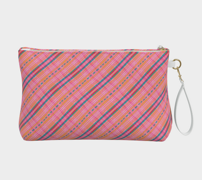 Moth Plaid Flat Bottom Bag