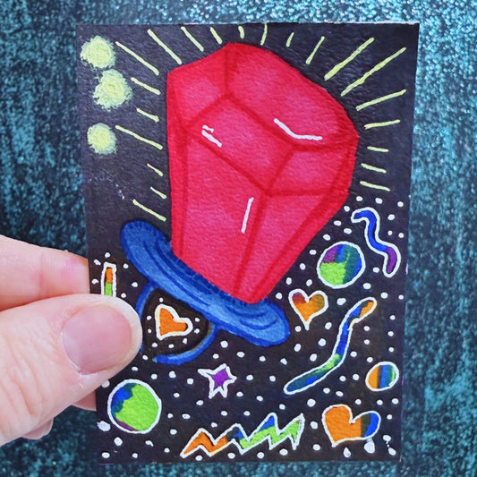 90s Nostalgia Vibe, Vintage, Retro. Ring Pop