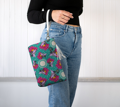 Flight of the Moths Vegan Leather Pouch