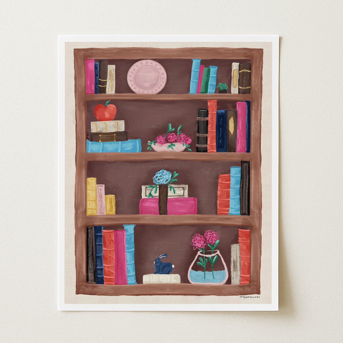 Bookish Art Print