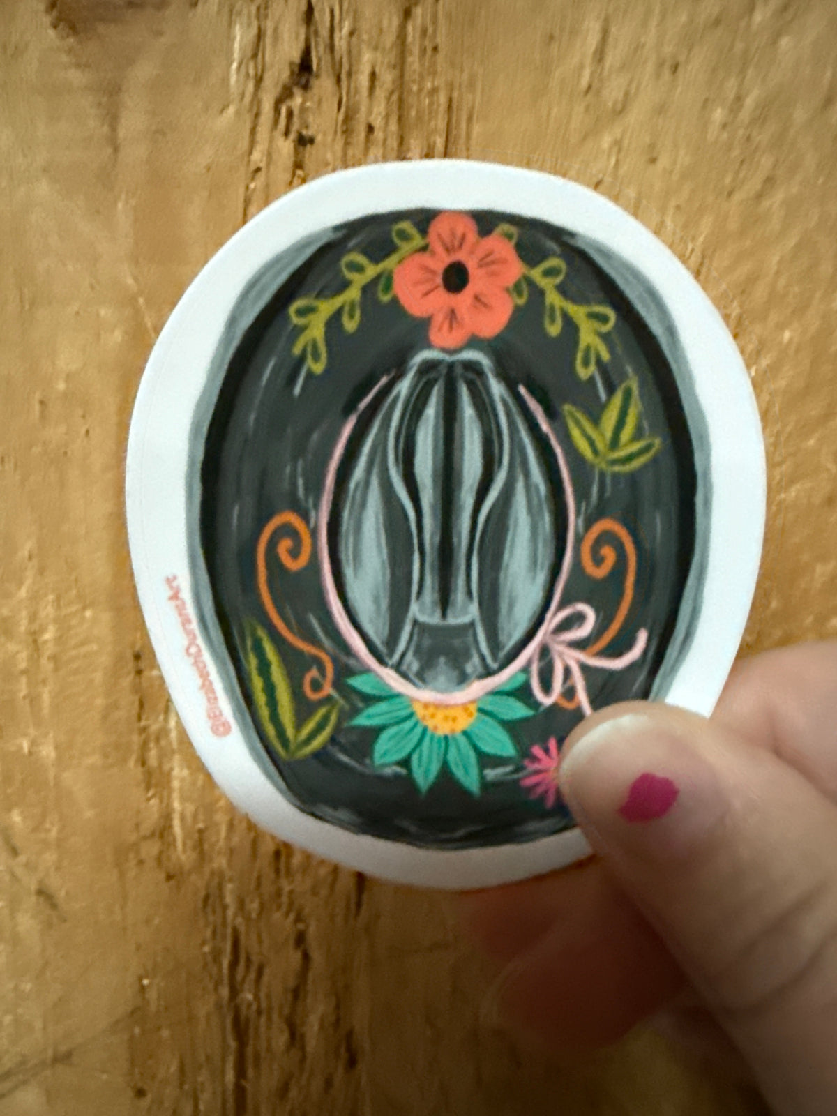 Cowgirl Hat Sticker