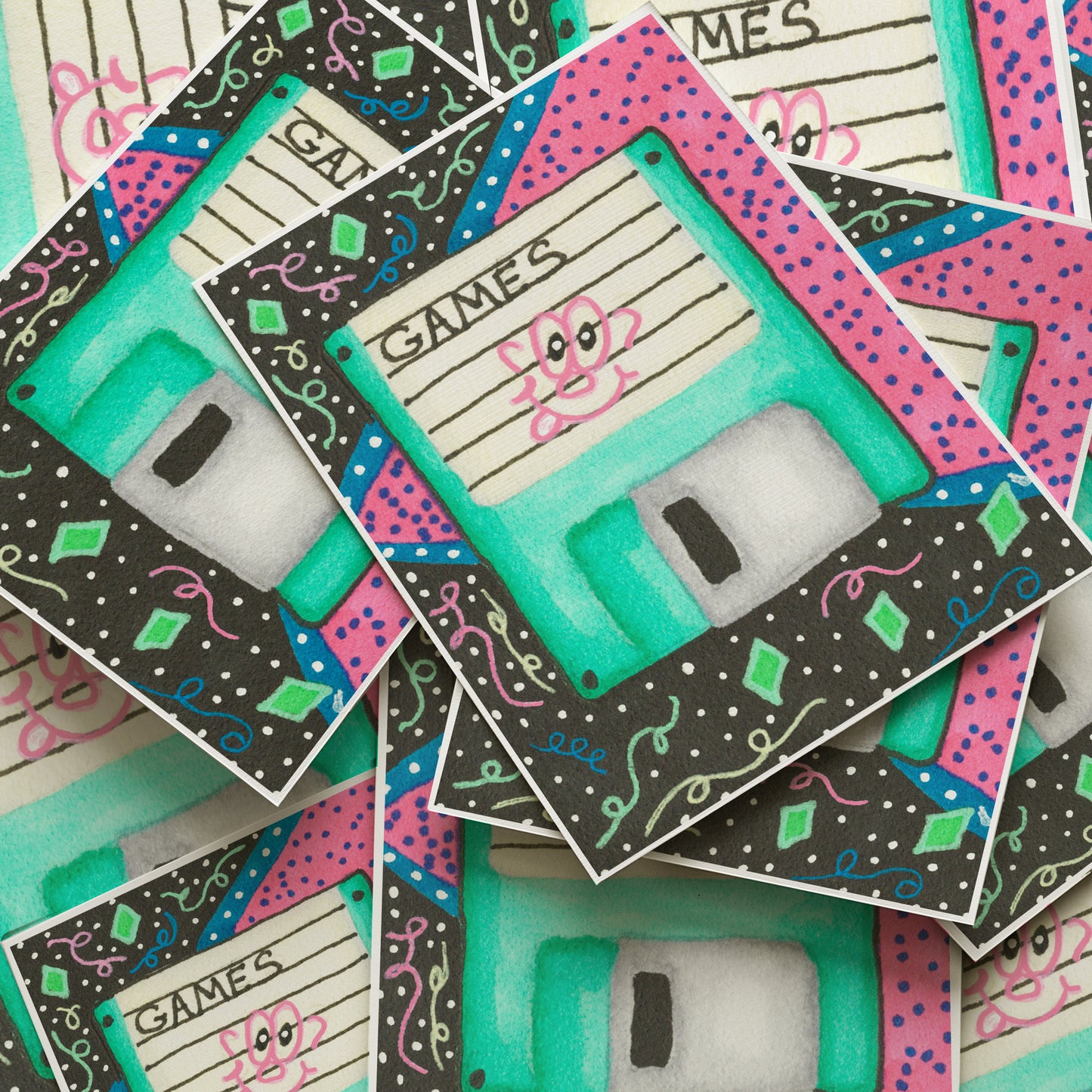 90s Nostalgia Vibe, Vintage, Retro. 3.5 Floppy Disc