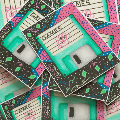 90s Nostalgia Vibe, Vintage, Retro. 3.5 Floppy Disc
