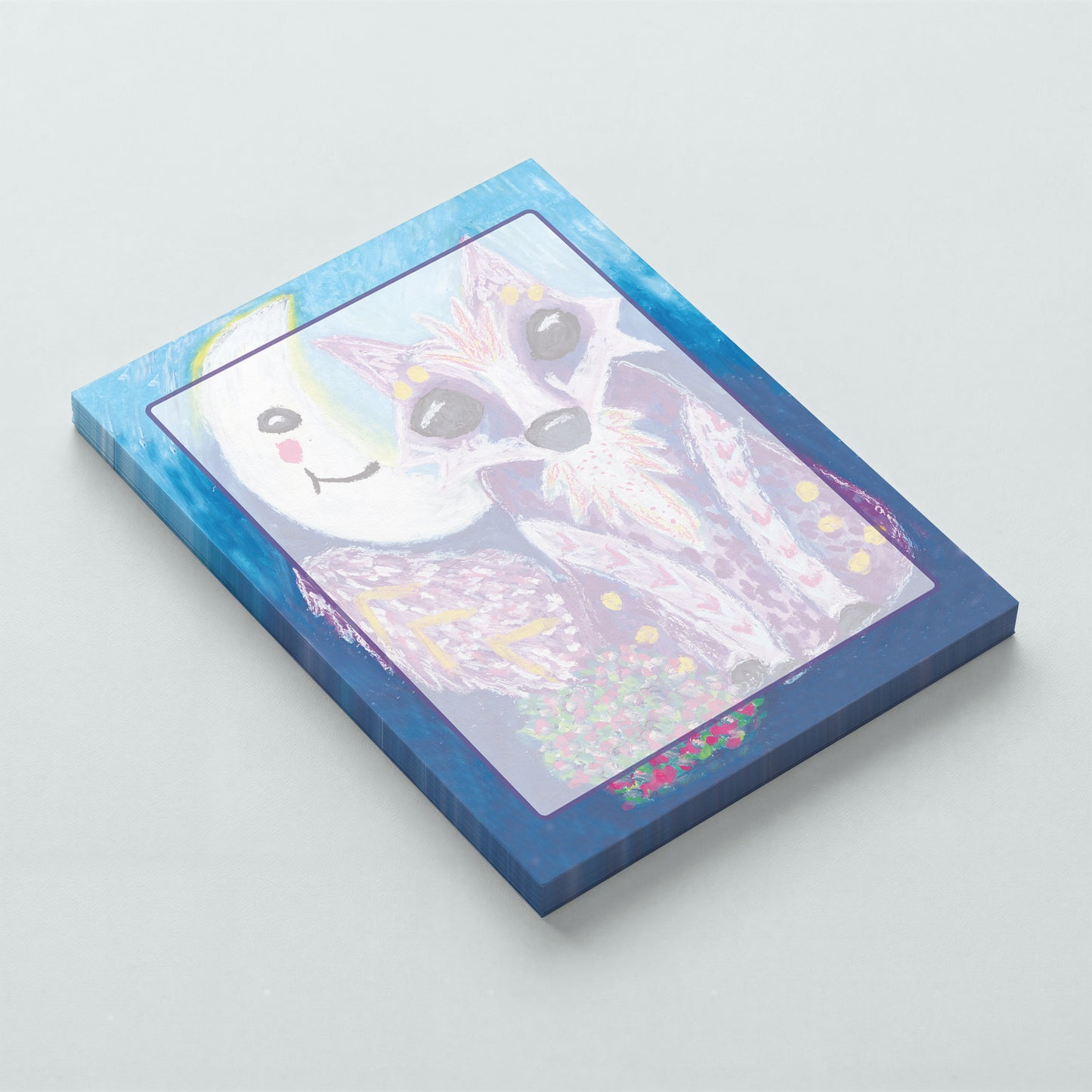Whimsical Fox Mini Notepad 4.25x5.5
