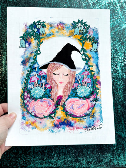 The Witch's Garden Art Print