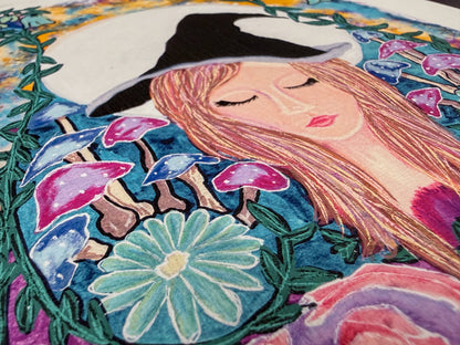 The Witch's Garden Art Print
