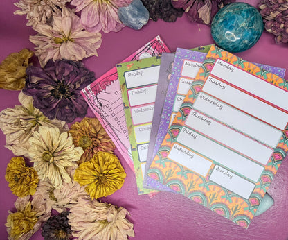 Witchy To Do List Notepad | Salem Inspired Planner Pad | Gothic Cute Stationery | 4.25 x 5.5 Notepad