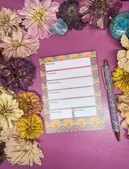 Desert Aesthetic Planner Notepad | Southwestern To Do List Pad | Boho Stationery | 4.25 x 5.5