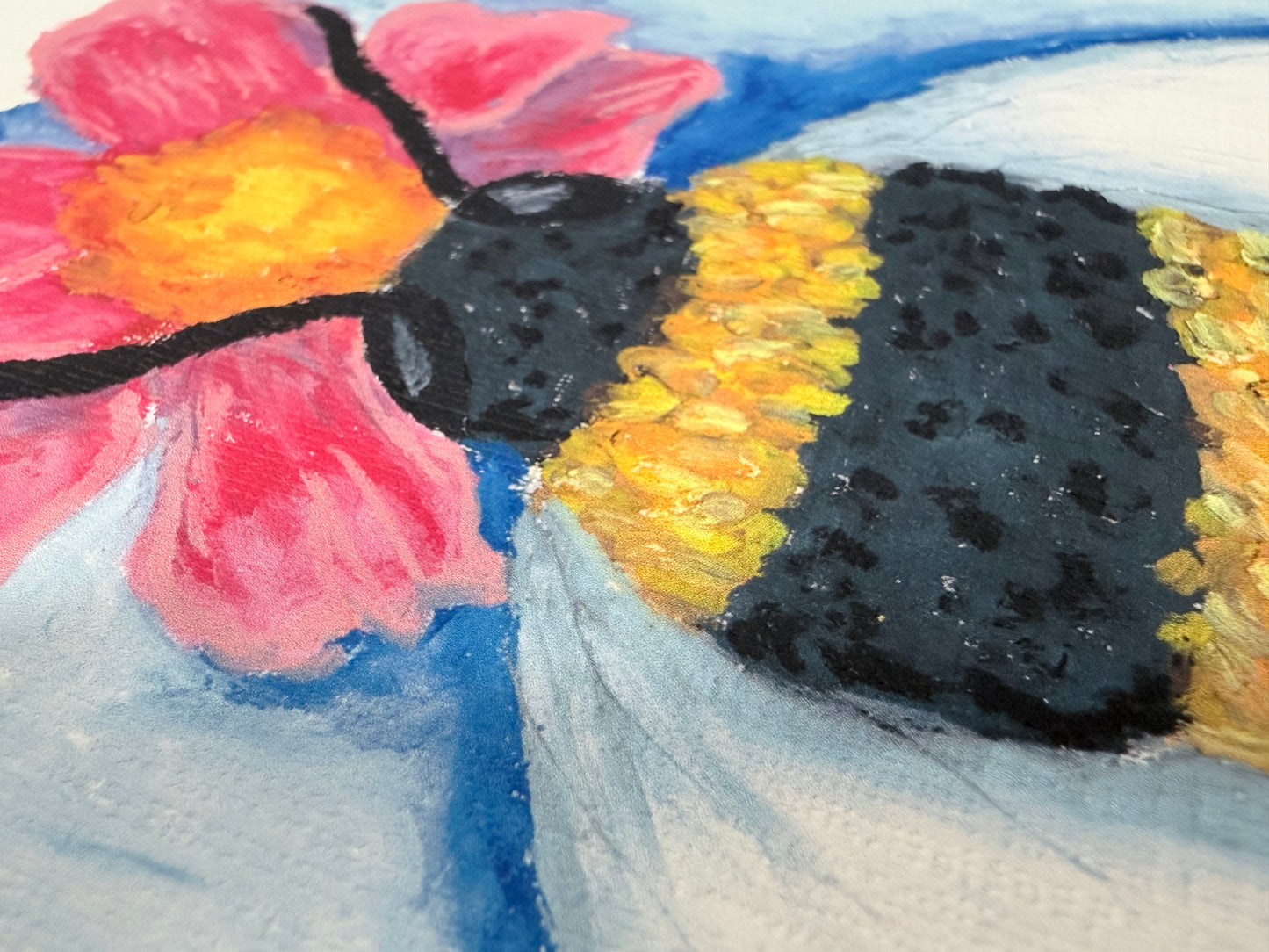 Bright Bee Art Print