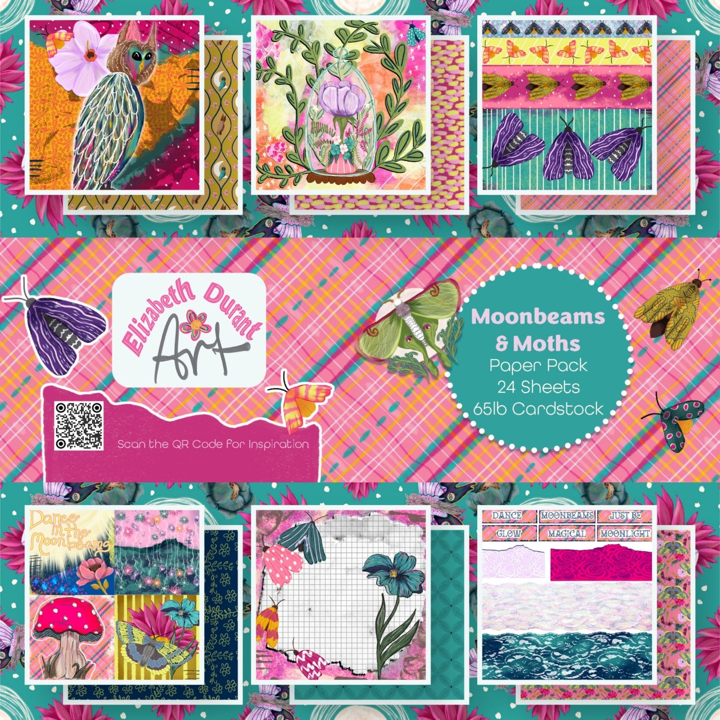 Moonbeams and Moths Creative Paper Pack