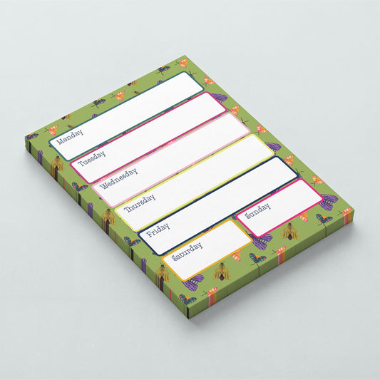 Moth Planner Notepad | Nature Inspired To Do List | Cottagecore Stationery | 4.25 x 5.5 Pad
