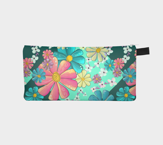 Flower Path Pencil Pouch