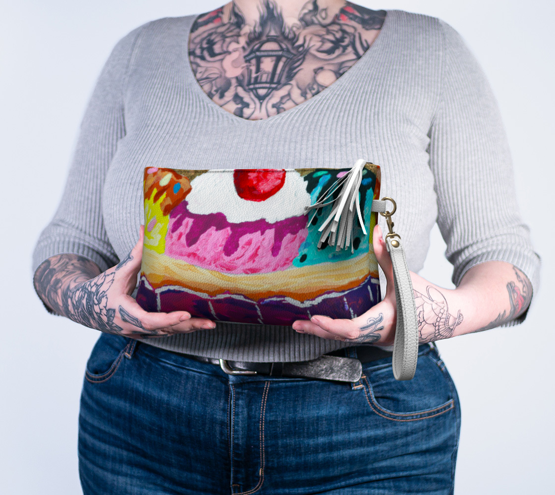 Ice Cream Nostalgia Vegan Leather Bag