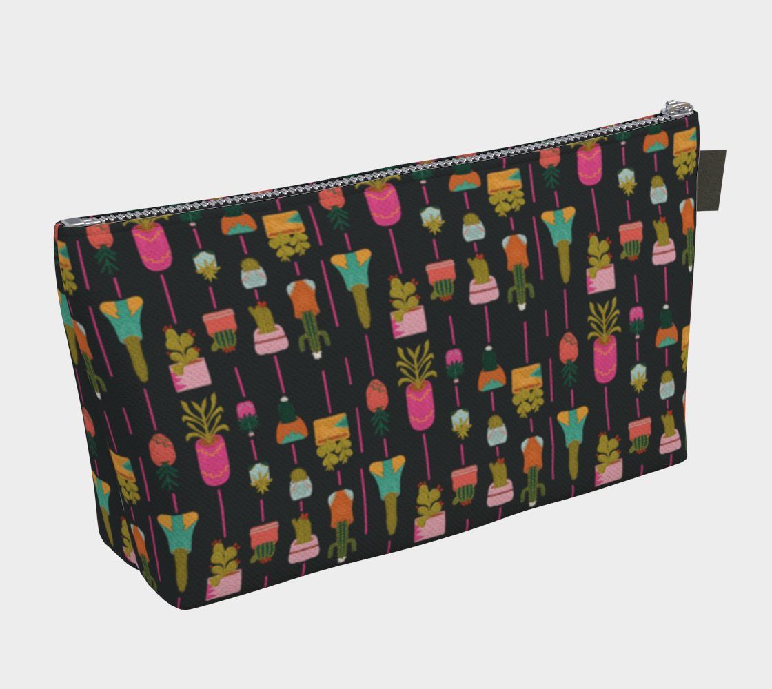 Potted Lines Flat Bottom Bag
