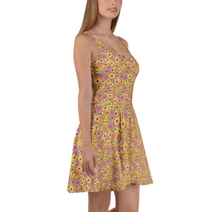 Honey Button Skater Dress
