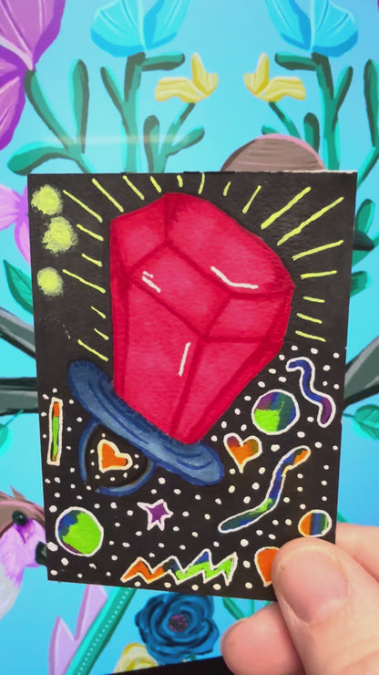 90s Nostalgia Vibe, Vintage, Retro. Ring Pop
